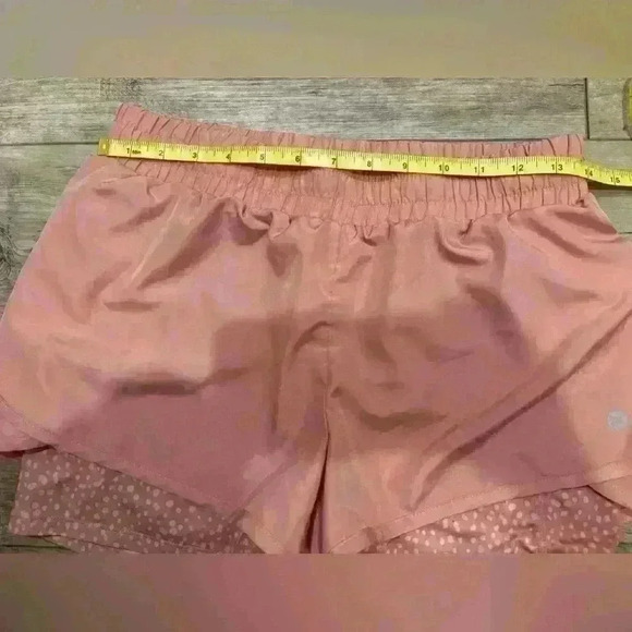 RBX pink 2 layer performance shorts size small - Picture 4 of 6